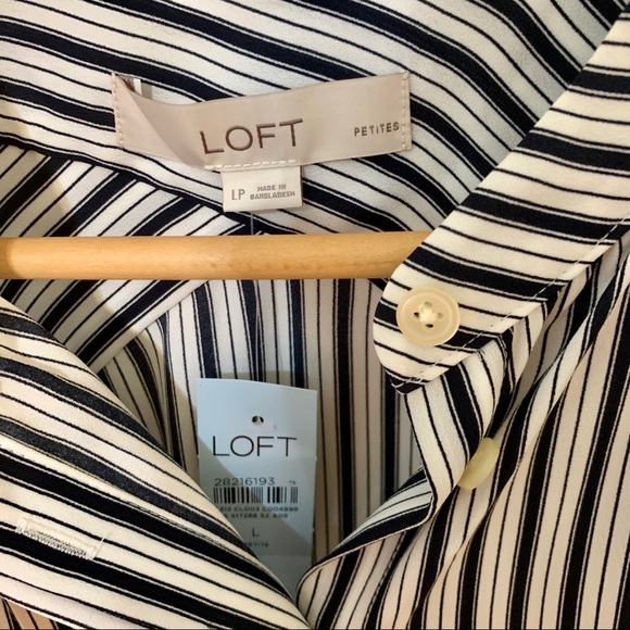 LOFT Button-down shirt, Blouse, Loose fit - Picture 2 of 5